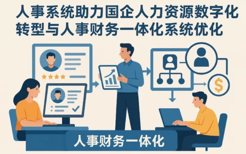 人事系统助力国企人力资源数字化转型与人事财务一体化系统优化