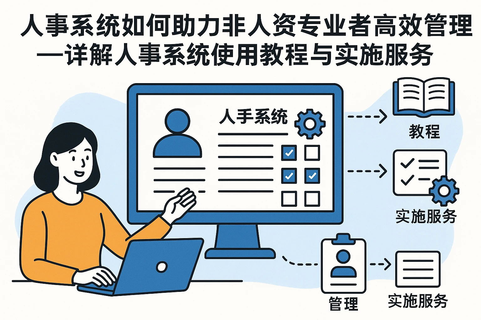 人事系统如何助力非人资专业者高效管理——详解人事系统使用教程与实施服务