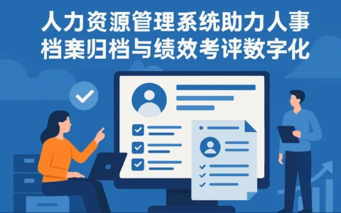 人力资源管理系统助力人事档案归档与绩效考评数字化转型