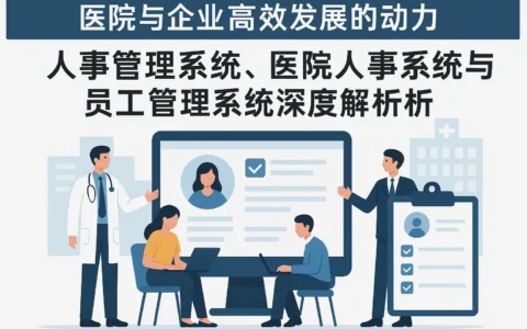 医院与企业高效发展的动力——人事管理系统、医院人事系统与员工管理系统深度解析