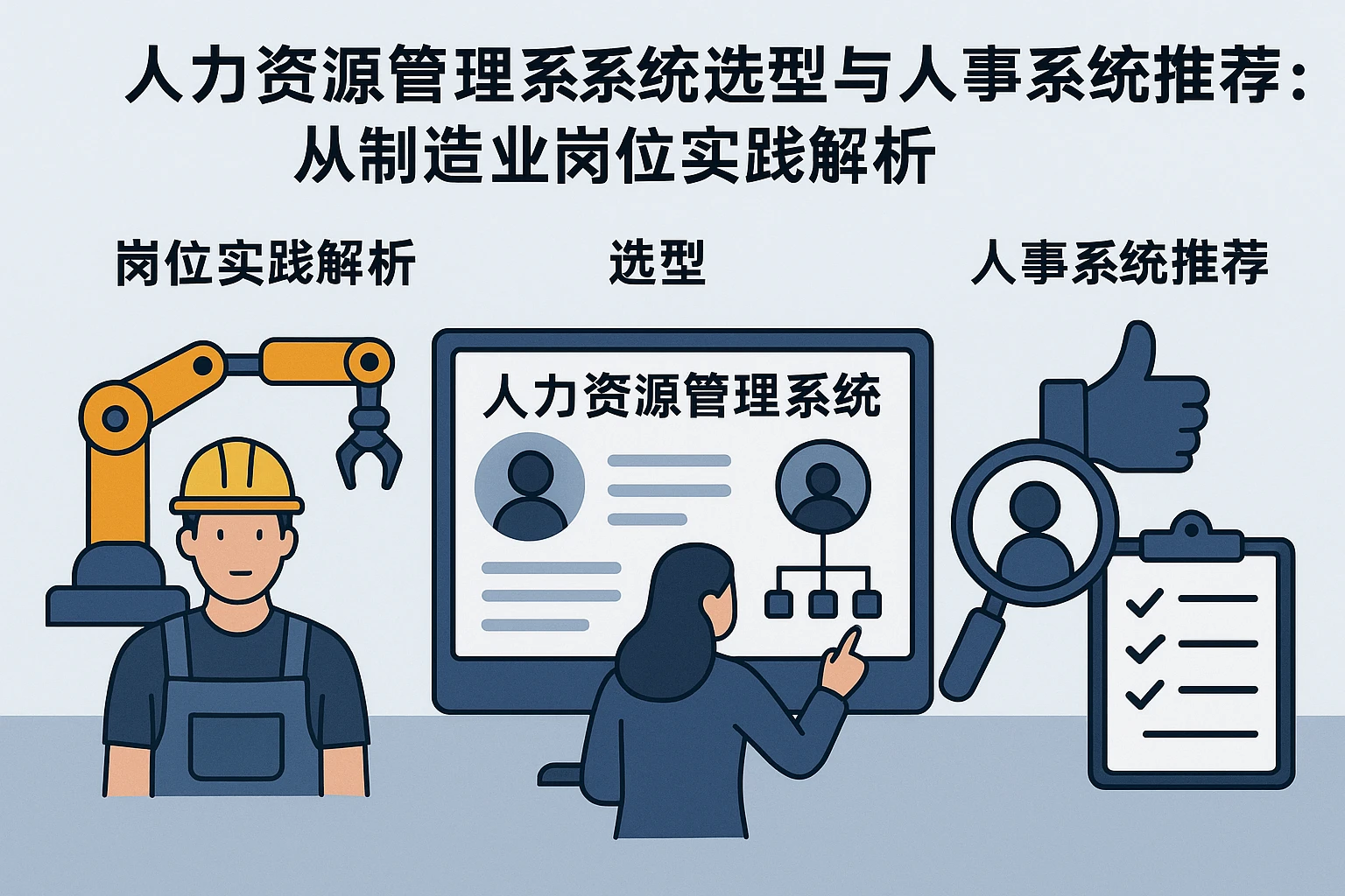 人力资源管理系统选型与人事系统推荐：从制造业岗位实践解析