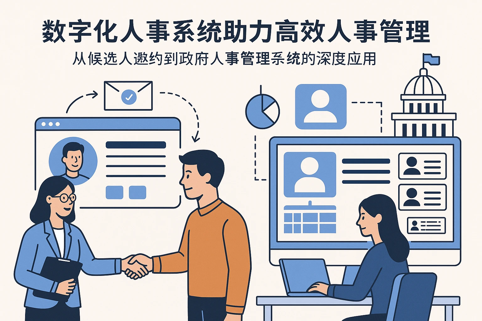 数字化人事系统助力高效人事管理——从候选人邀约到政府人事管理系统的深度应用