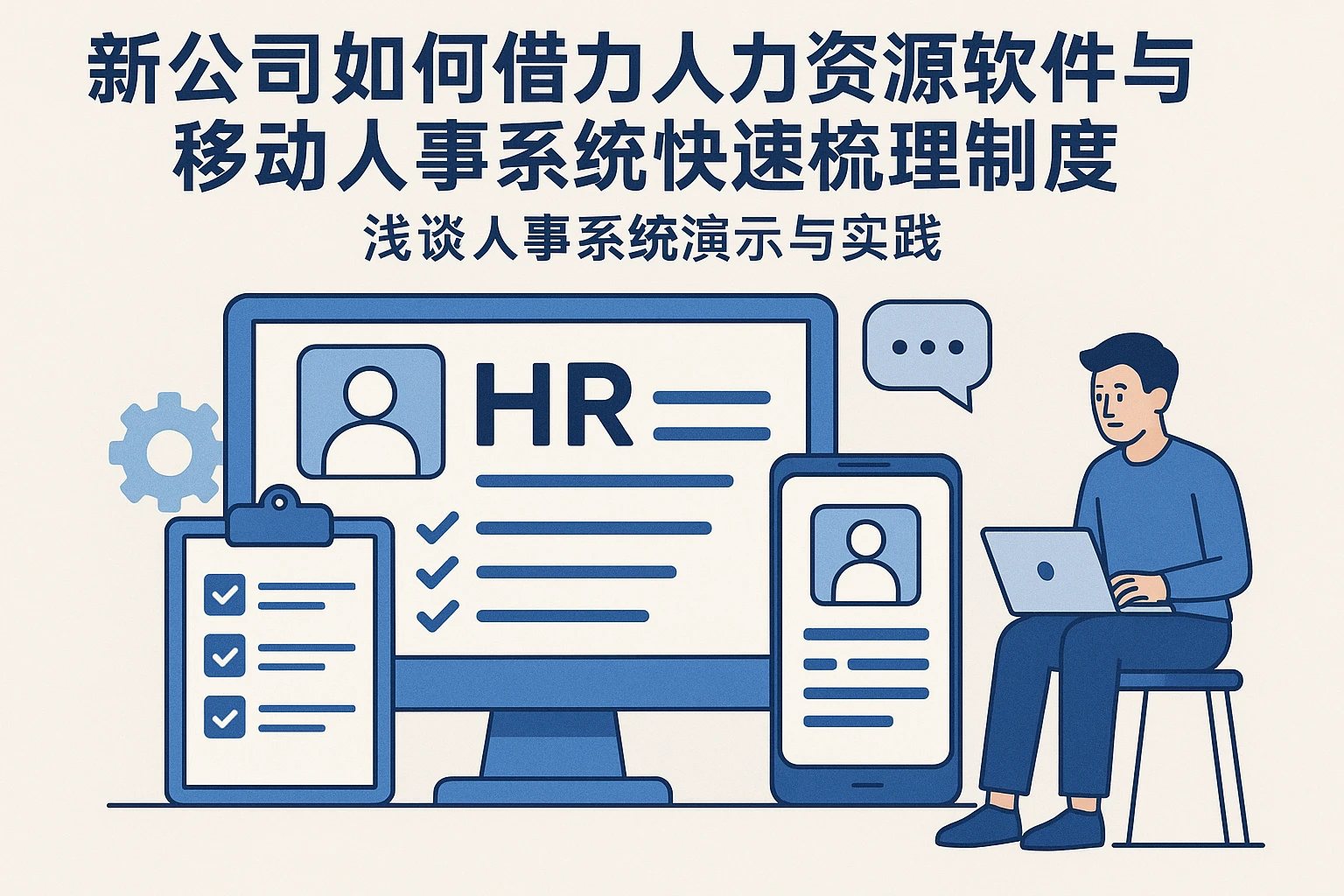 新公司如何借力人力资源软件与移动人事系统快速梳理制度——浅谈人事系统演示与实践