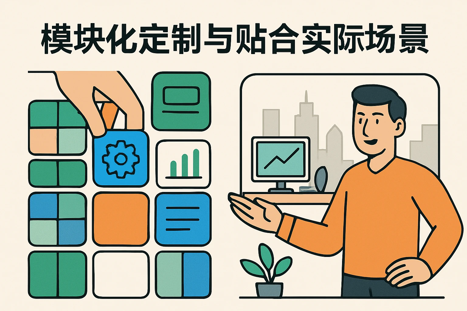模块化定制与贴合实际场景