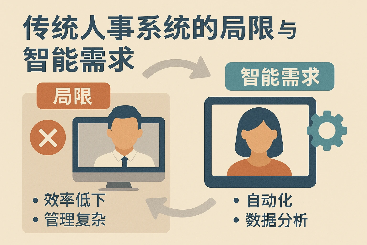 传统人事系统的局限与智能需求