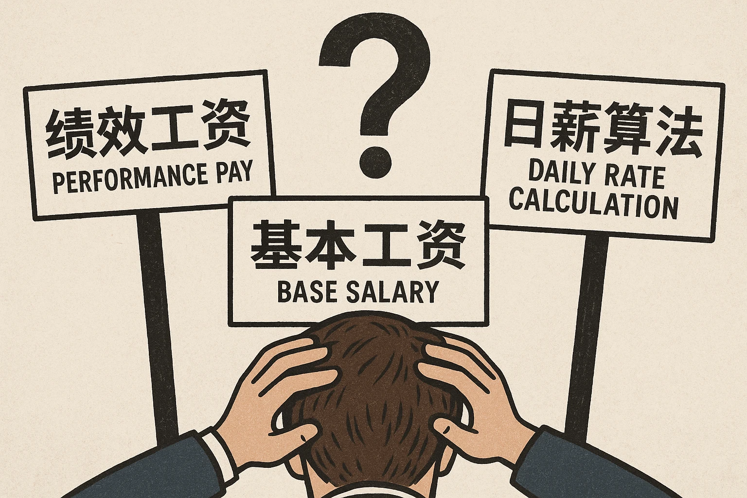 绩效工资、基本工资与日薪算法的纠结
