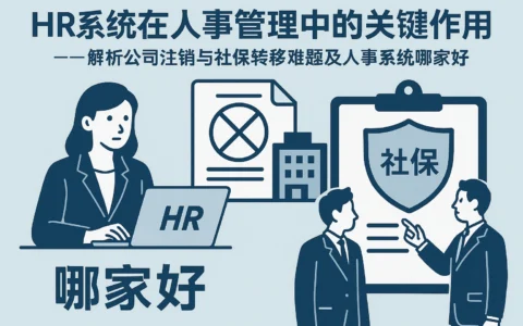 HR系统在人事管理中的关键作用——解析公司注销与社保转移难题及人事系统哪家好