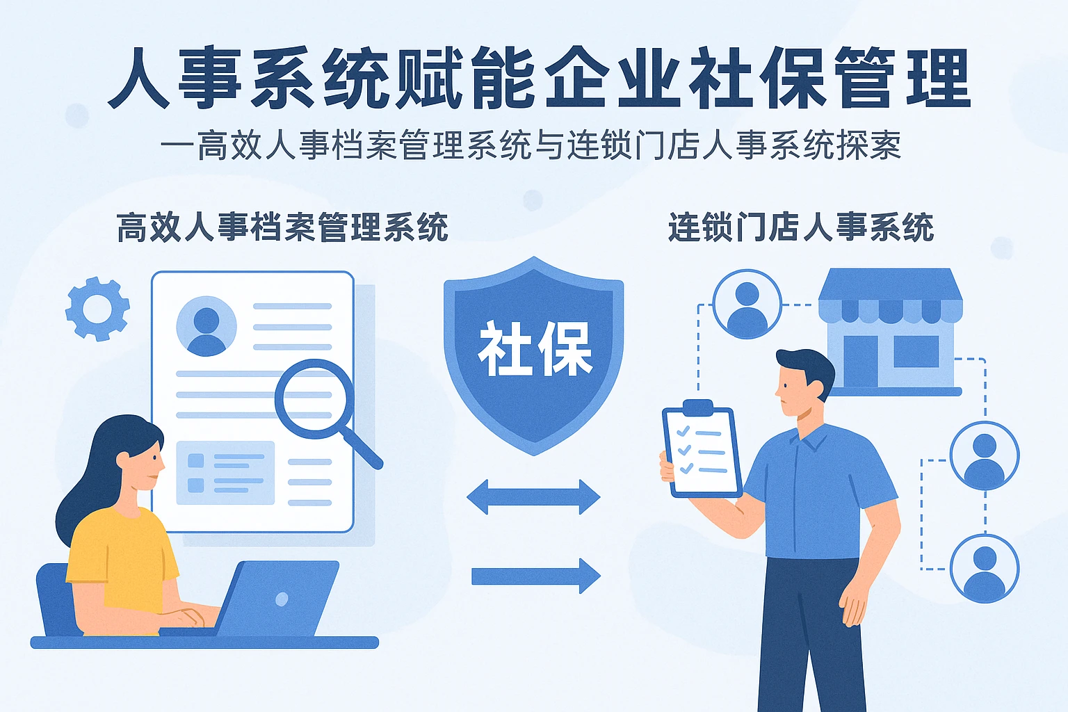 人事系统赋能企业社保管理——高效人事档案管理系统与连锁门店人事系统探索