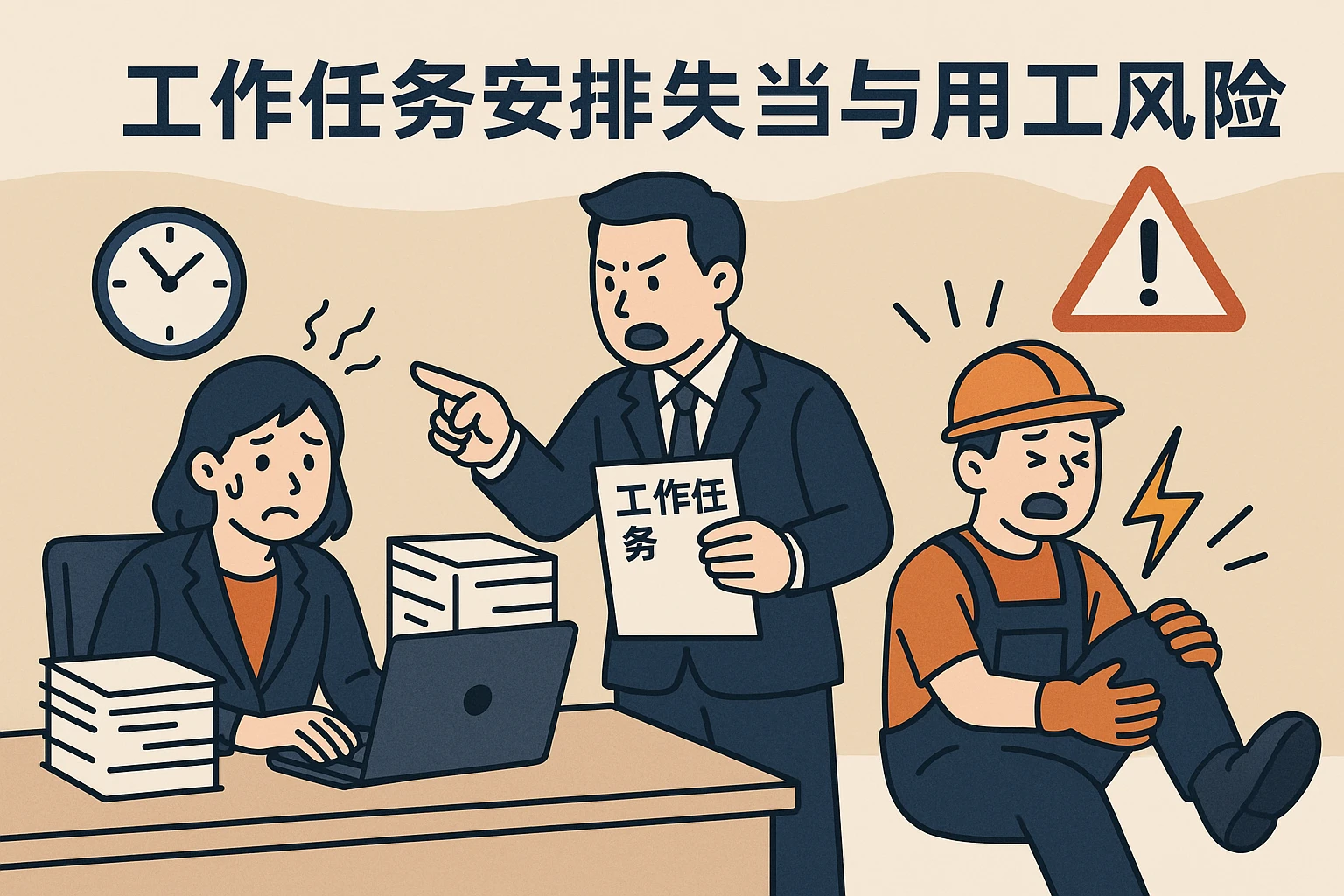 工作任务安排失当与用工风险