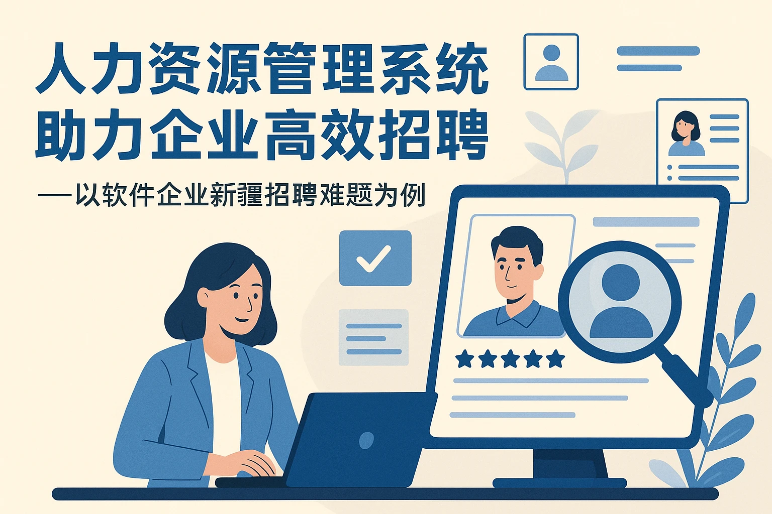 人力资源管理系统助力企业高效招聘——以软件企业新疆招聘难题为例