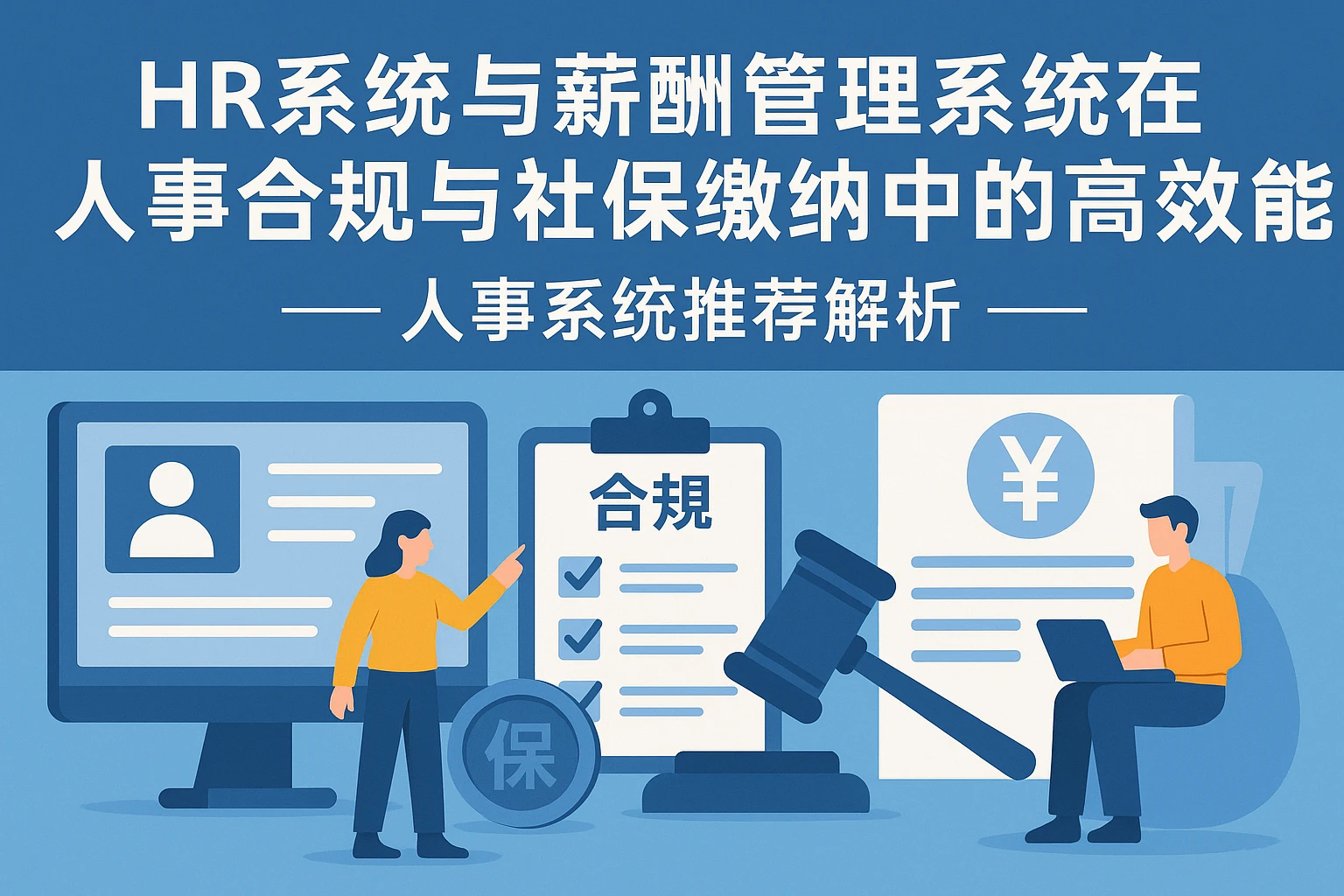 HR系统与薪酬管理系统在人事合规与社保投缴中的高效赋能 —— 人事系统推荐解析
