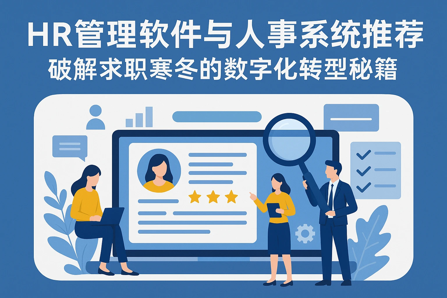 HR管理软件与人事系统推荐：破解求职寒冬的数字化转型秘籍