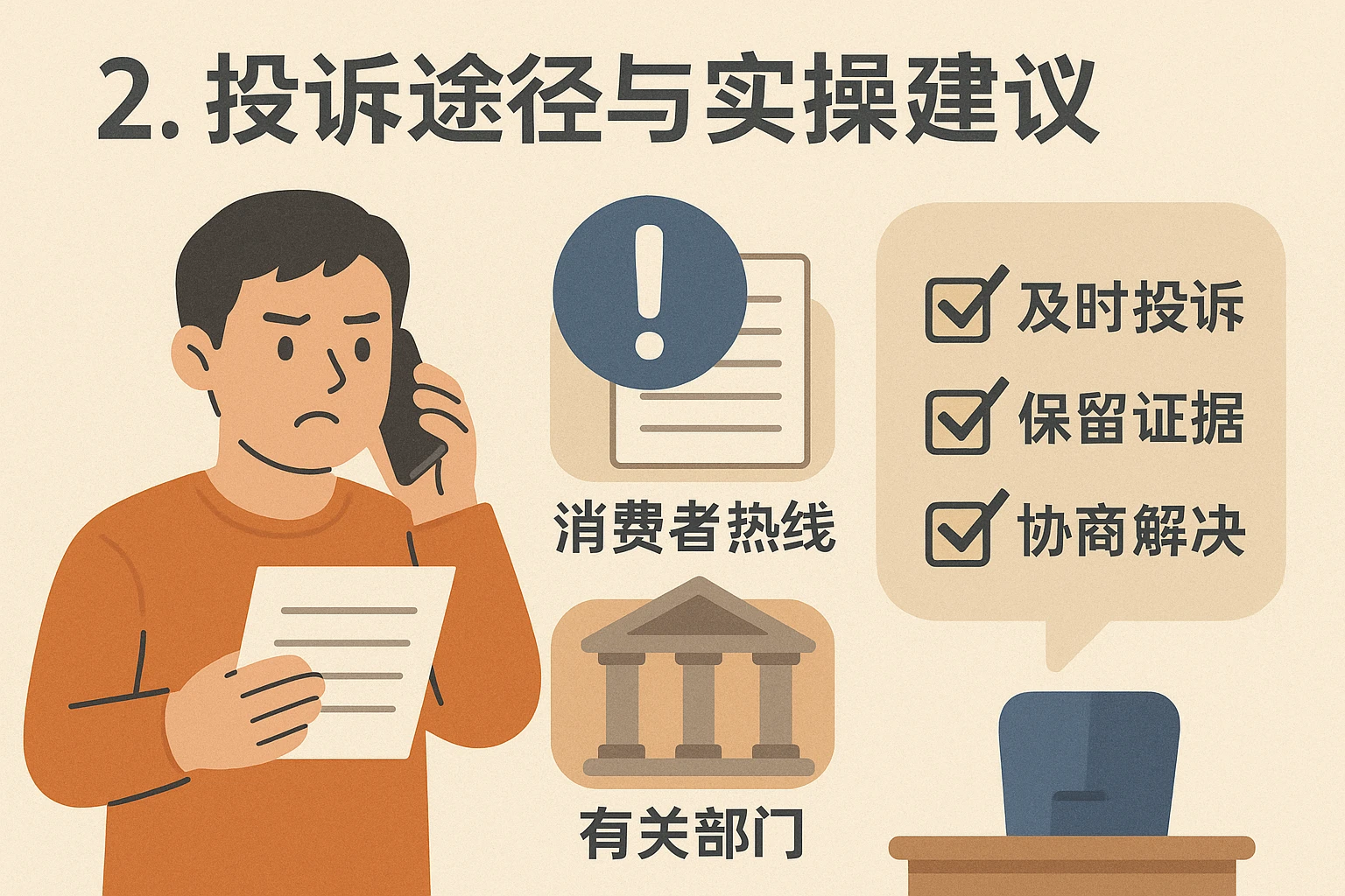 2. 投诉途径与实操建议