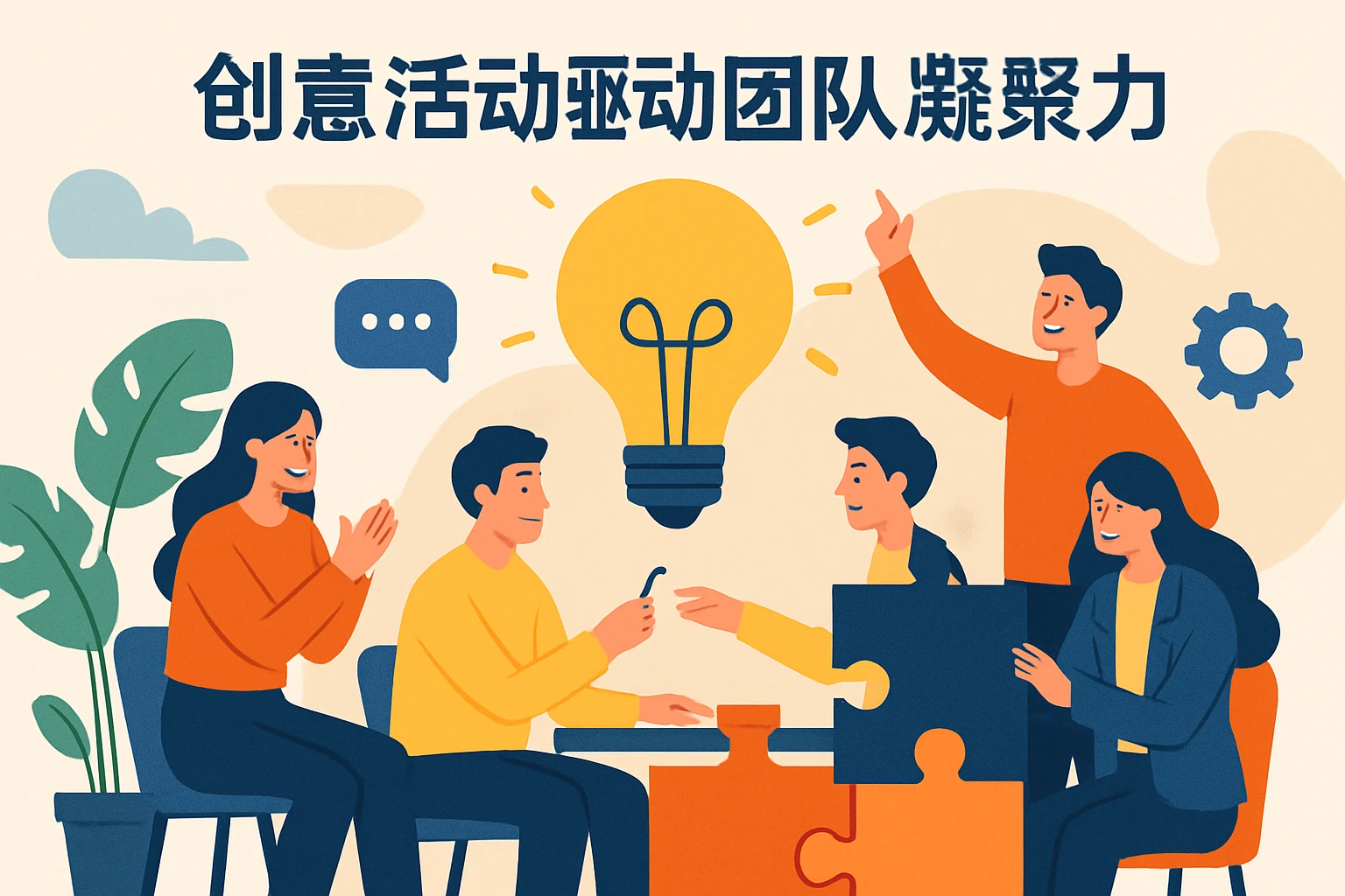 创意活动驱动团队凝聚力