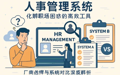 人事管理系统：化解职场困惑的高效工具，厂商选择与系统对比深度解析