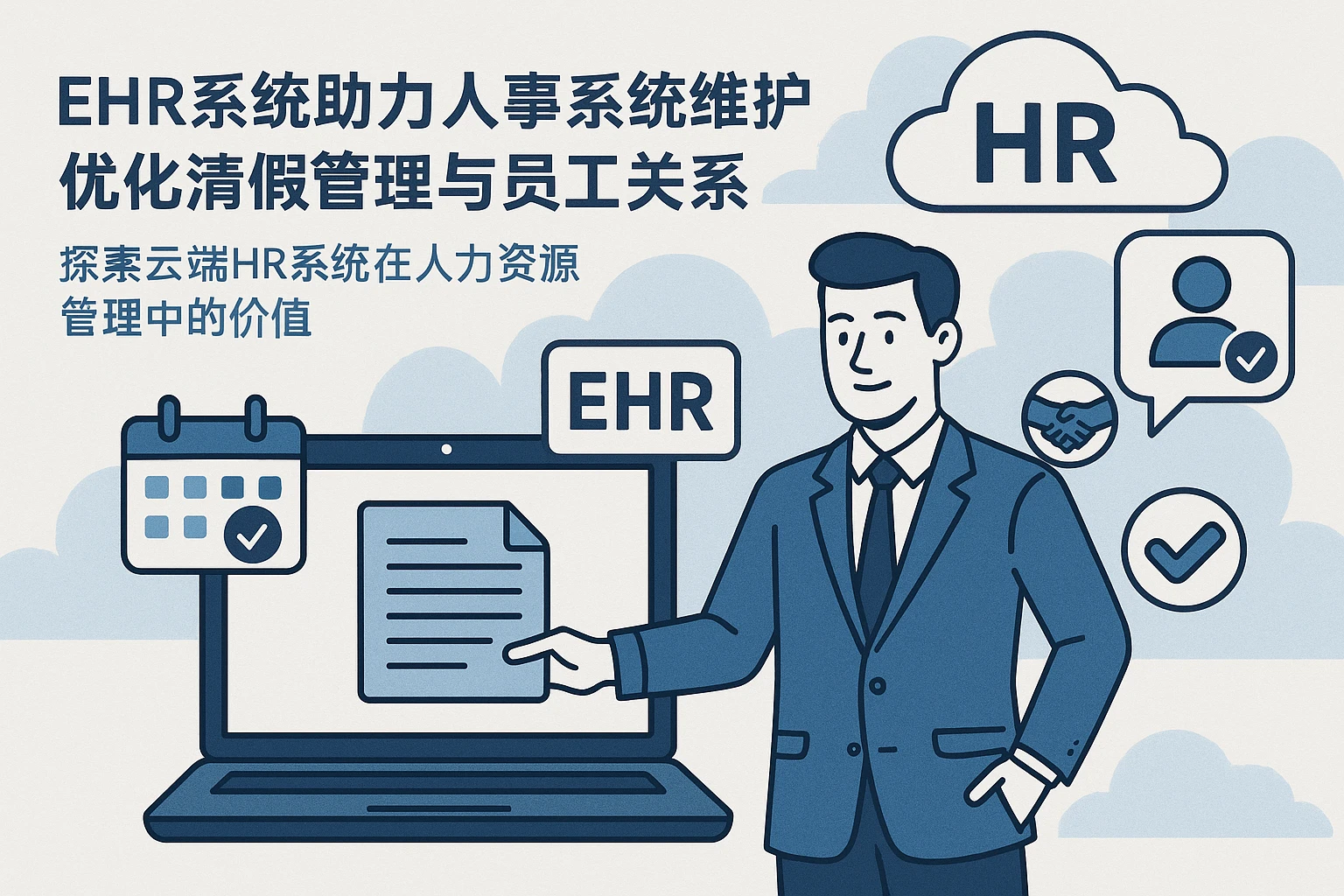 EHR系统助力人事系统维护，优化请假管理与员工关系 —— 探索云端HR系统在人力资源管理中的价值