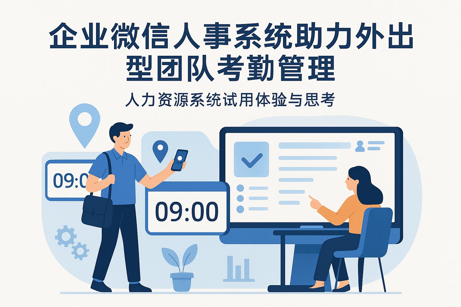 企业微信人事系统助力外出型团队考勤管理——人力资源系统试用体验与思考