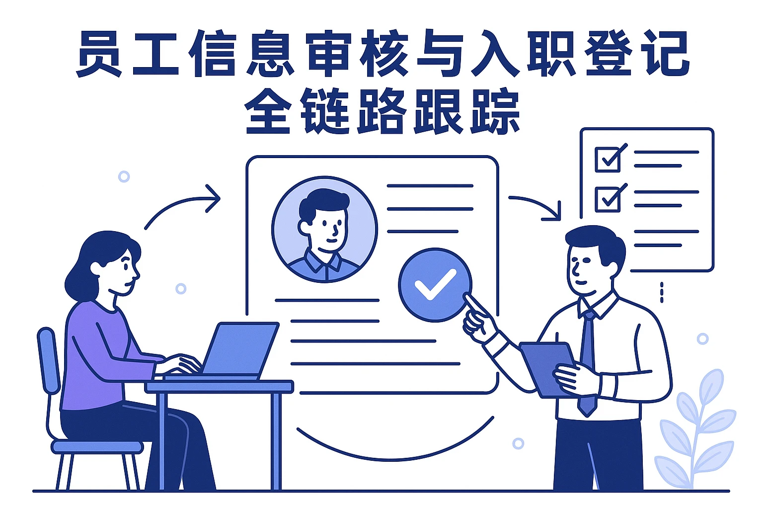 员工信息审核与入职登记全链路跟踪
