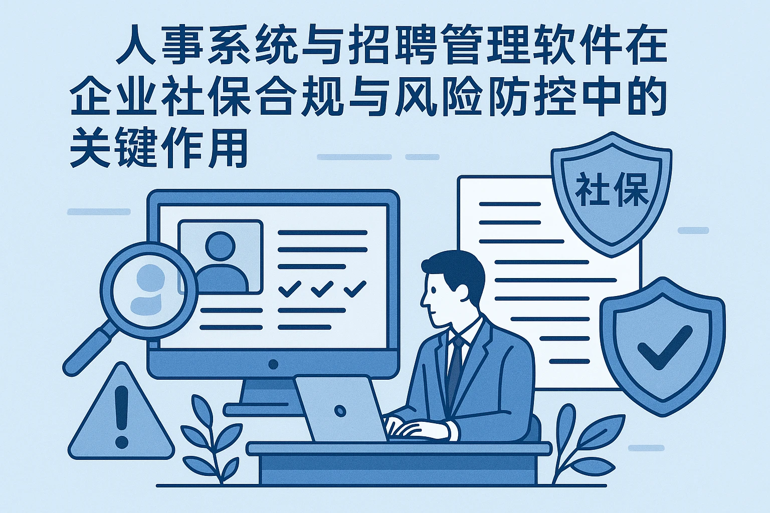 人事系统与招聘管理软件在企业社保合规与风险防控中的关键作用