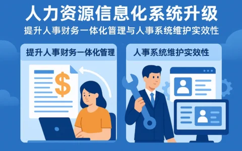 人力资源信息化系统升级：提升人事财务一体化管理与人事系统维护实效性