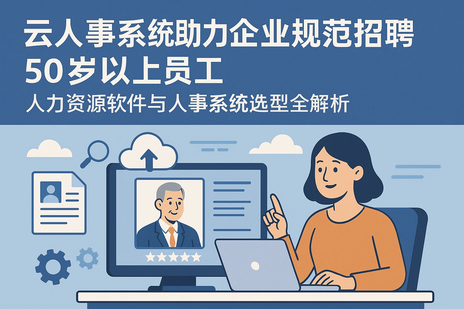 云人事系统助力企业规范招聘50岁以上员工——人力资源软件与人事系统选型全解析