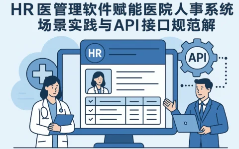 HR管理软件赋能医院人事系统场景实践与API接口规范解析