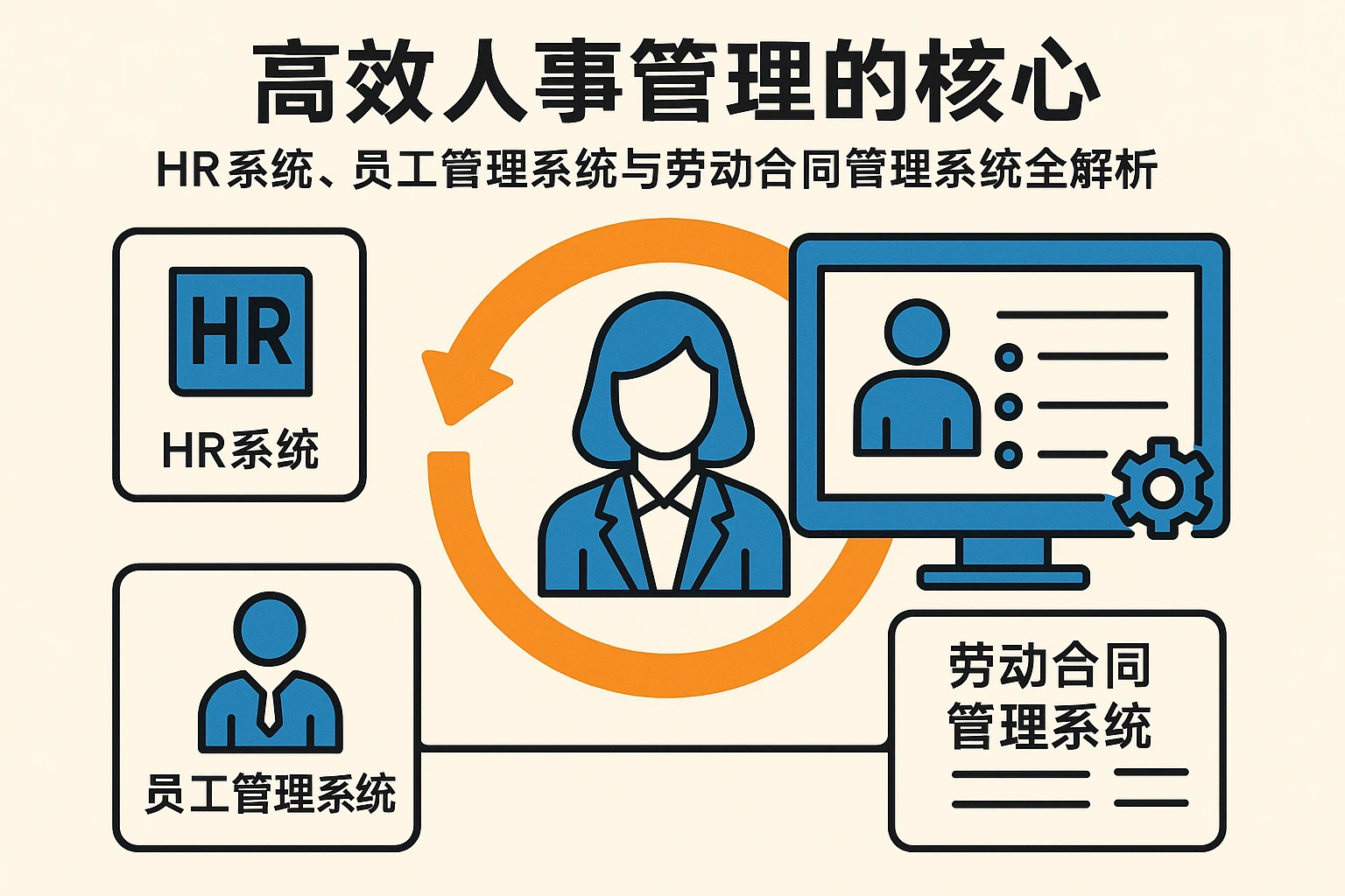 高效人事管理的核心——HR系统、员工管理系统与劳动合同管理系统全解析