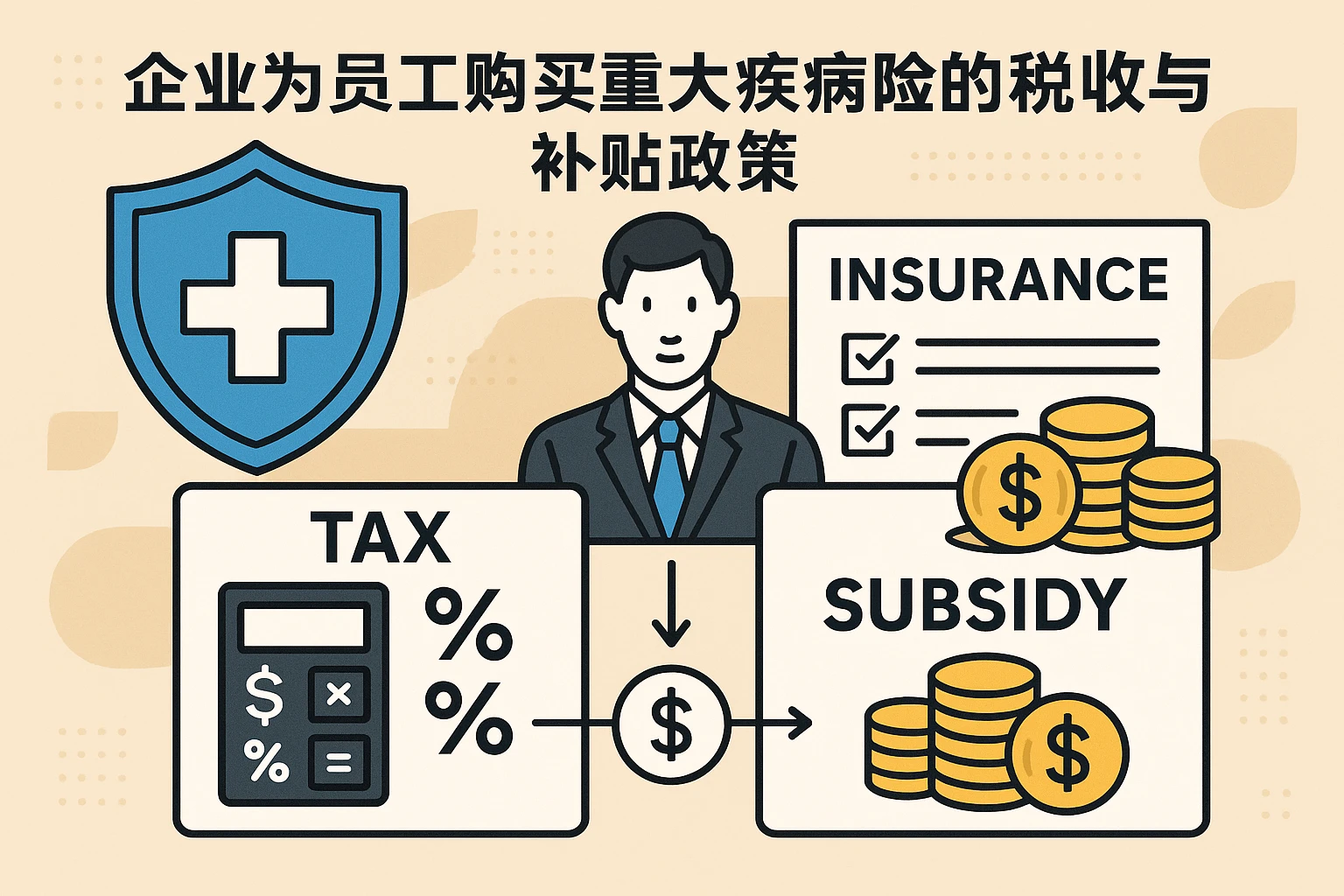 企业为员工购买重大疾病险的税收与补贴政策