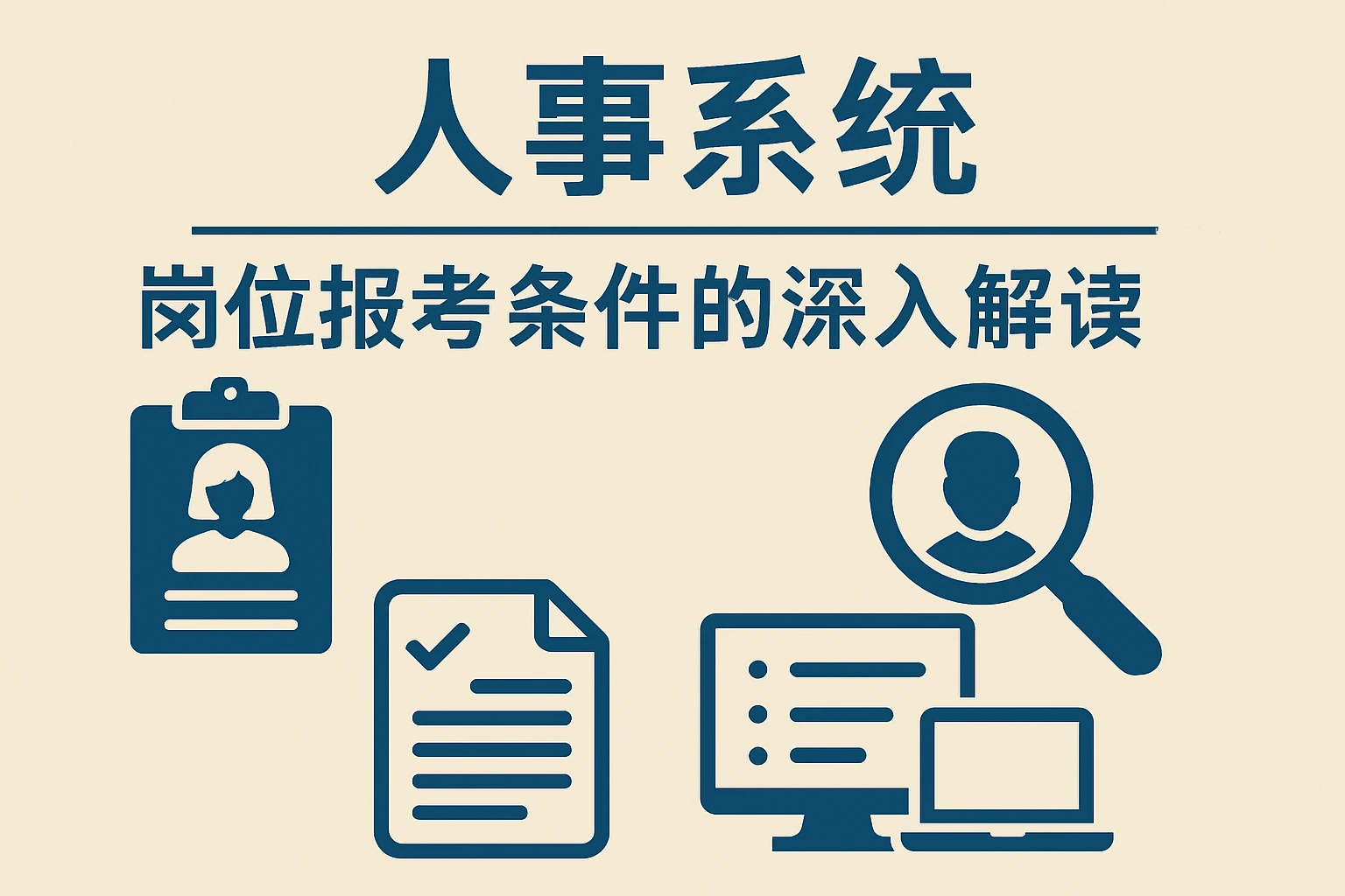 人事系统岗位报考条件的深入解读