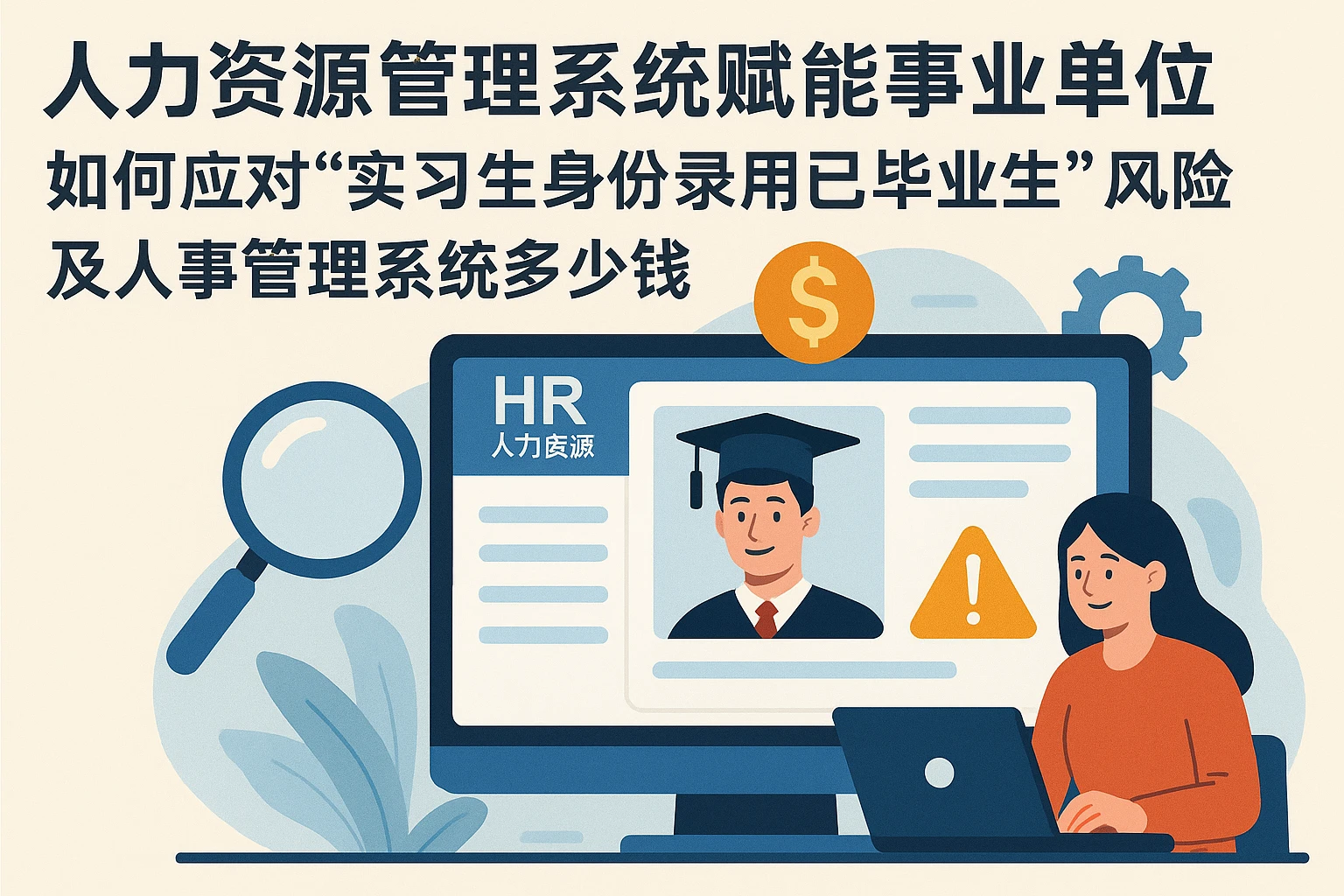 人力资源管理系统赋能事业单位：如何应对“实习生身份录用已毕业生”风险及人事管理系统多少钱
