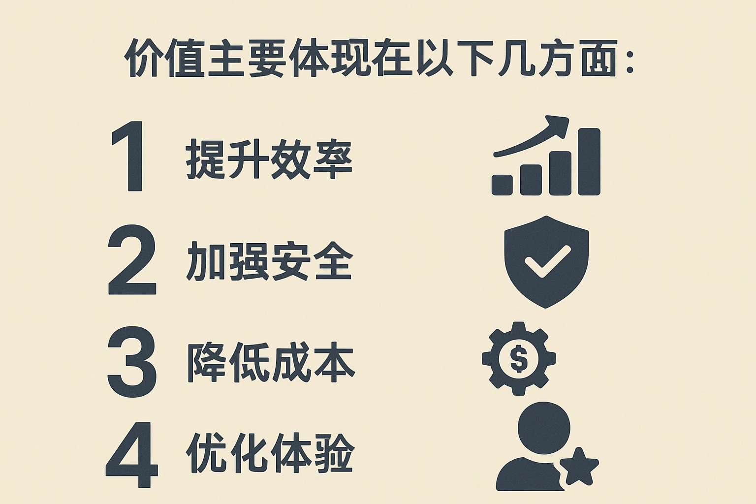 价值主要体现在以下几方面: