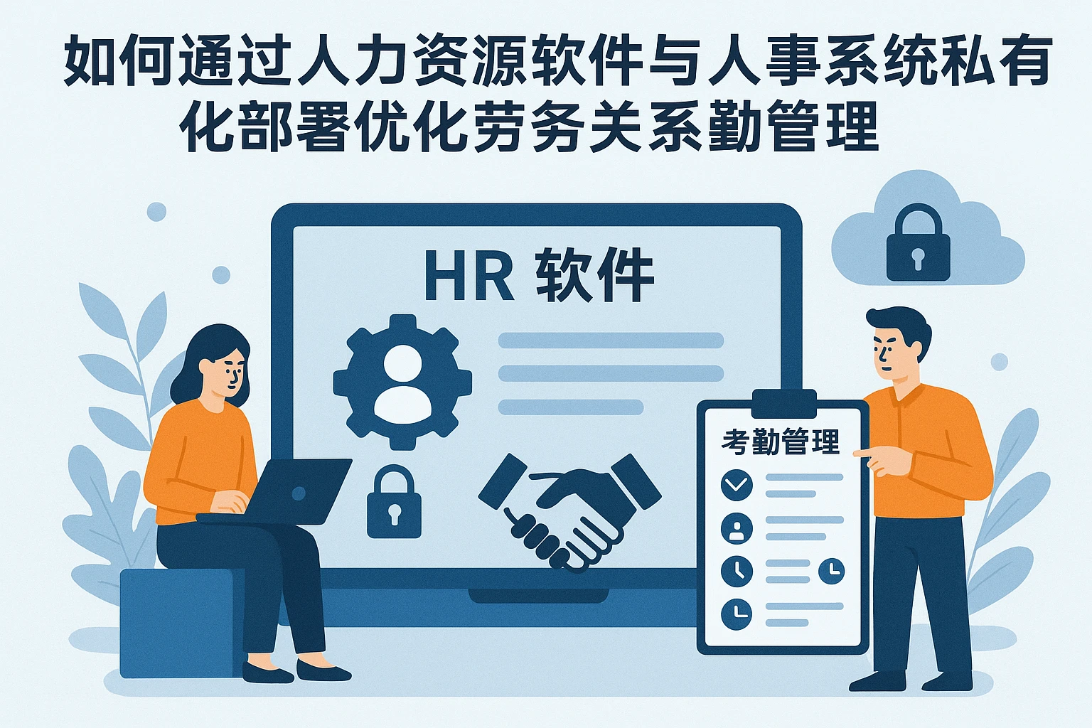 如何通过人力资源软件与人事系统私有化部署优化劳务关系和考勤管理