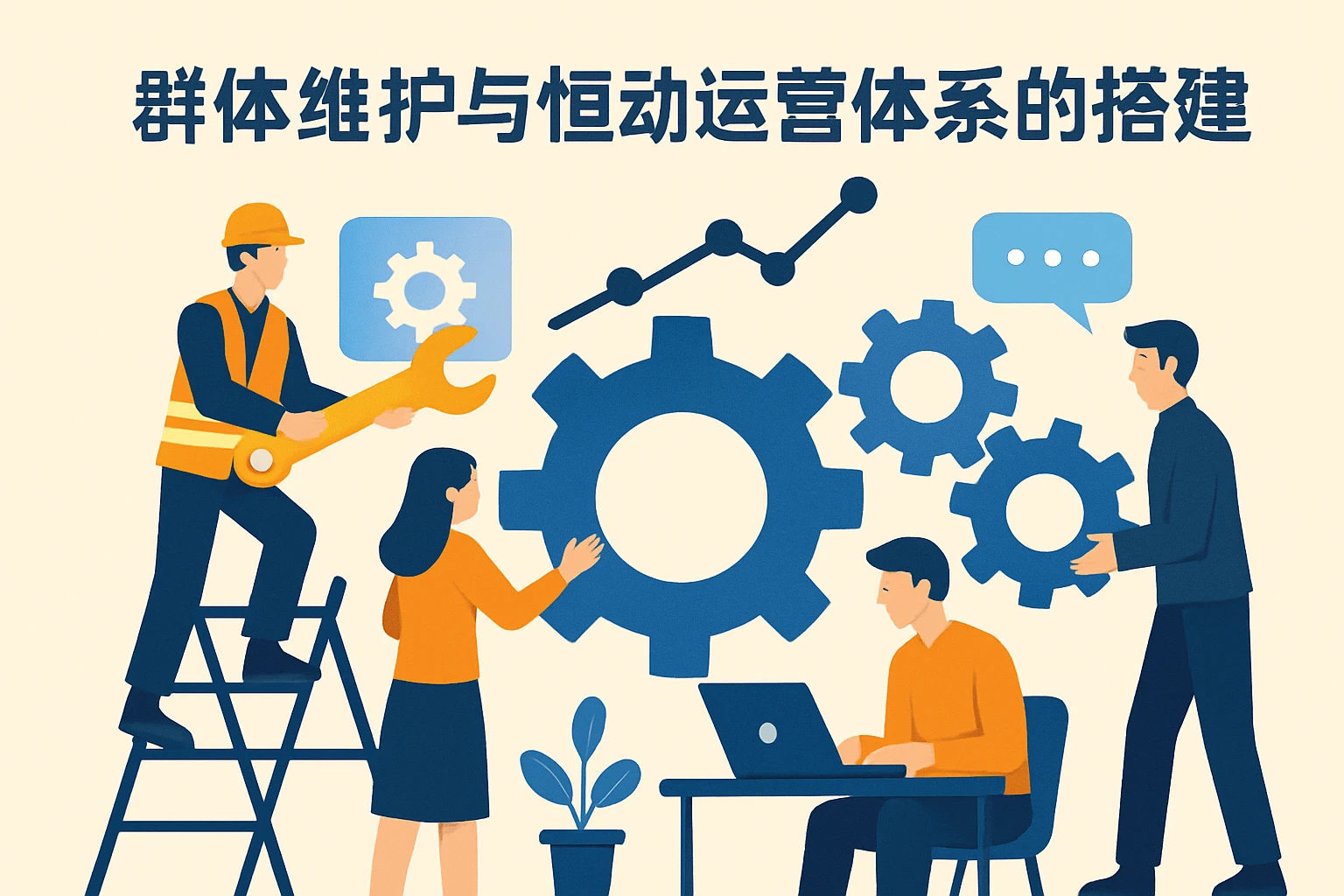 群体维护与恒动运营体系的搭建