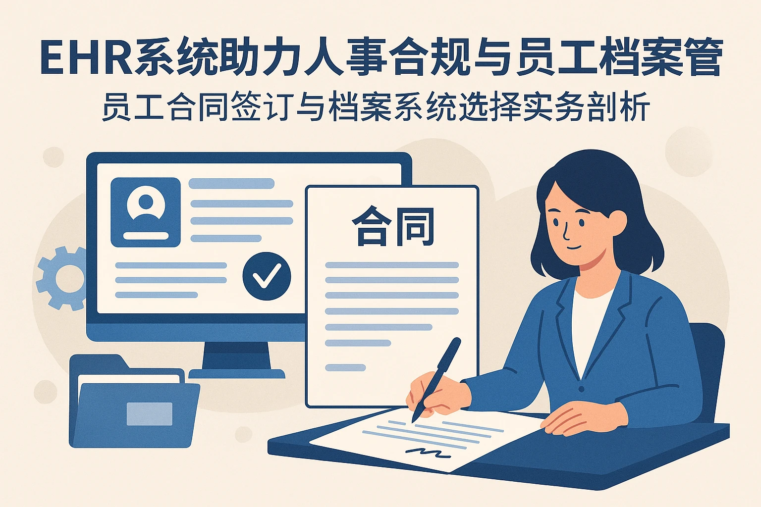 ehr系统助力人事合规与员工档案管理——员工合同签订与档案系统选择实务剖析