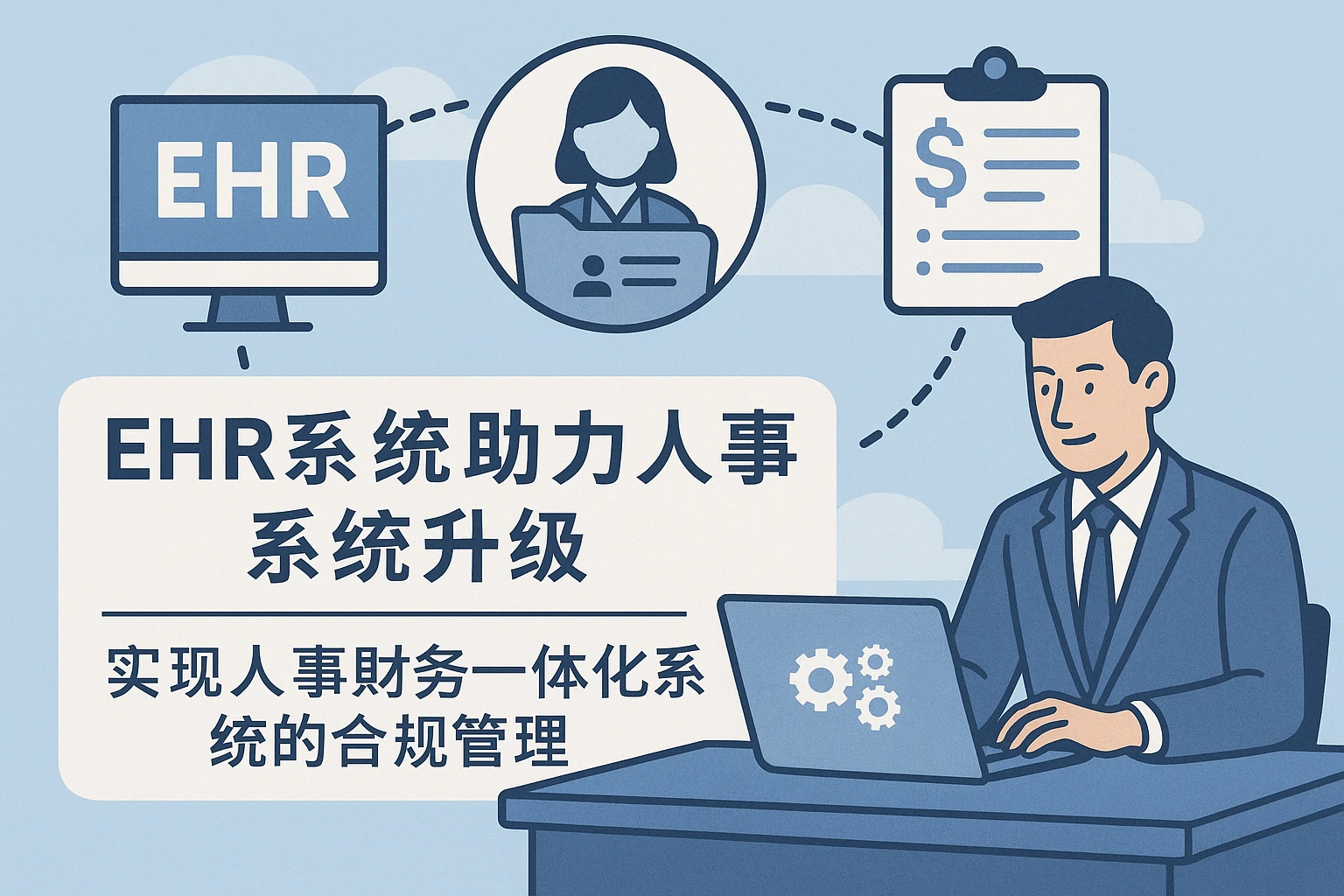 EHR系统助力人事系统升级，实现人事财务一体化系统的合规管理