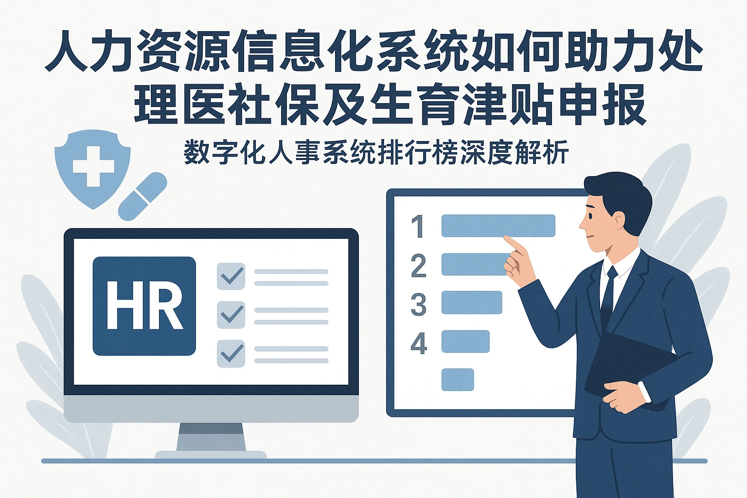 人力资源信息化系统如何助力处理医社保及生育津贴申报——数字化人事系统排行榜深度解析
