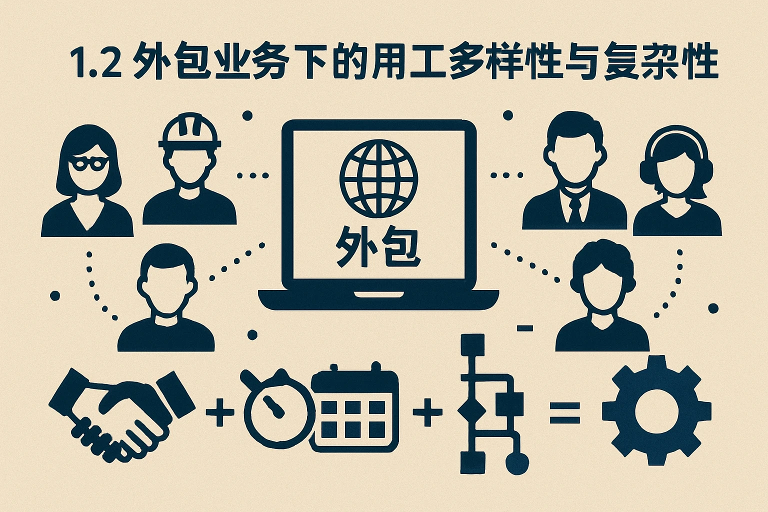 1.2 外包业务下的用工多样性与复杂性