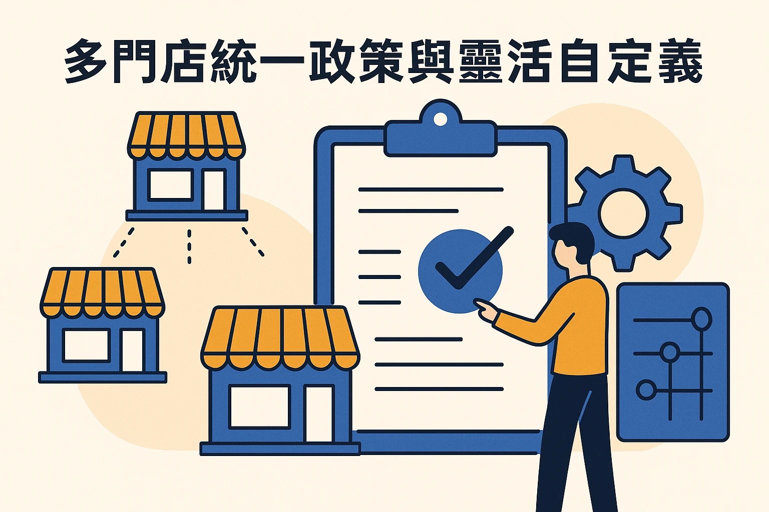 多门店统一政策与灵活自定义