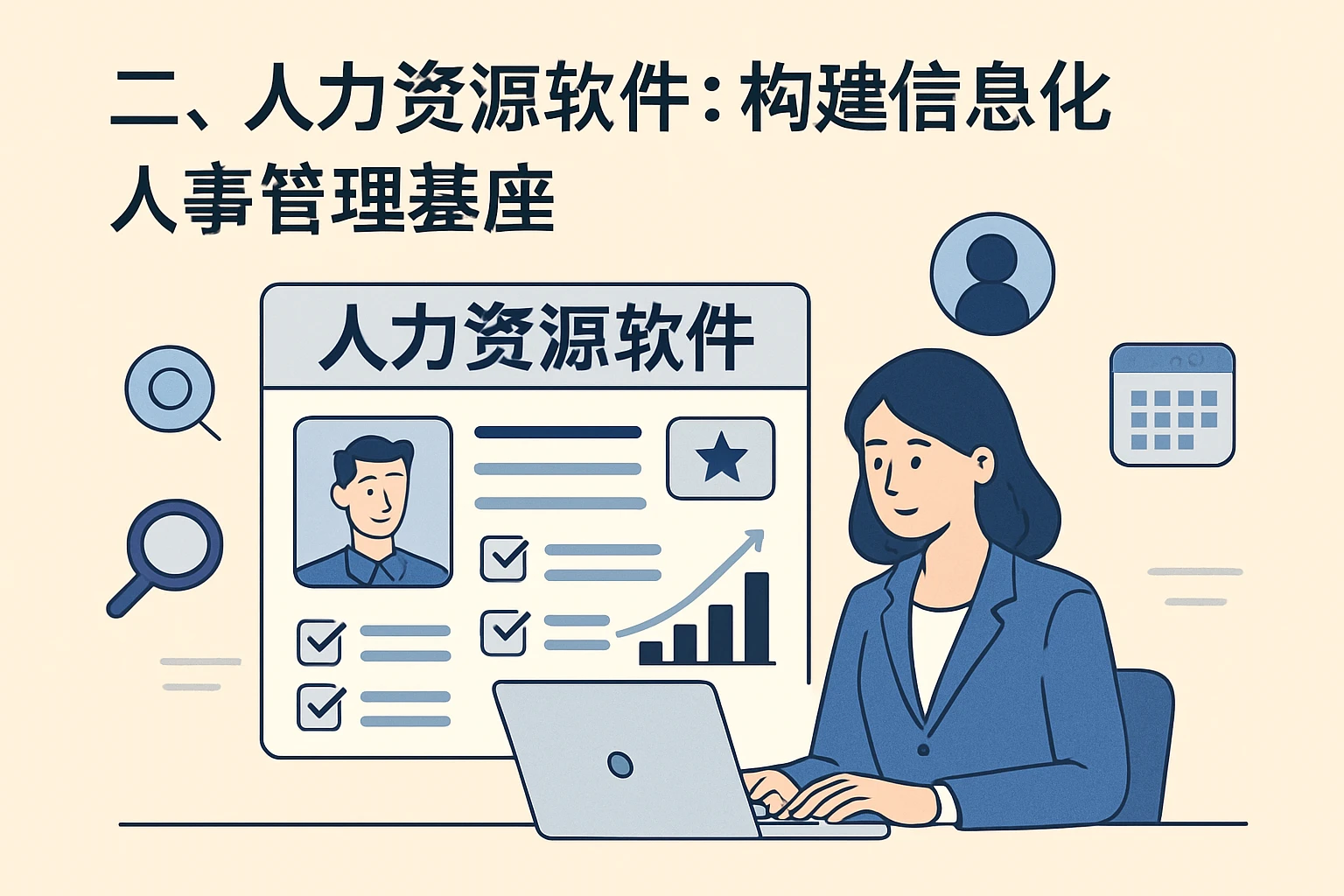 二、人力资源软件：构建信息化人事管理基座