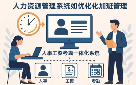 人力资源管理系统如何优化加班管理：人事工资考勤一体化系统助力企业公平高效运营
