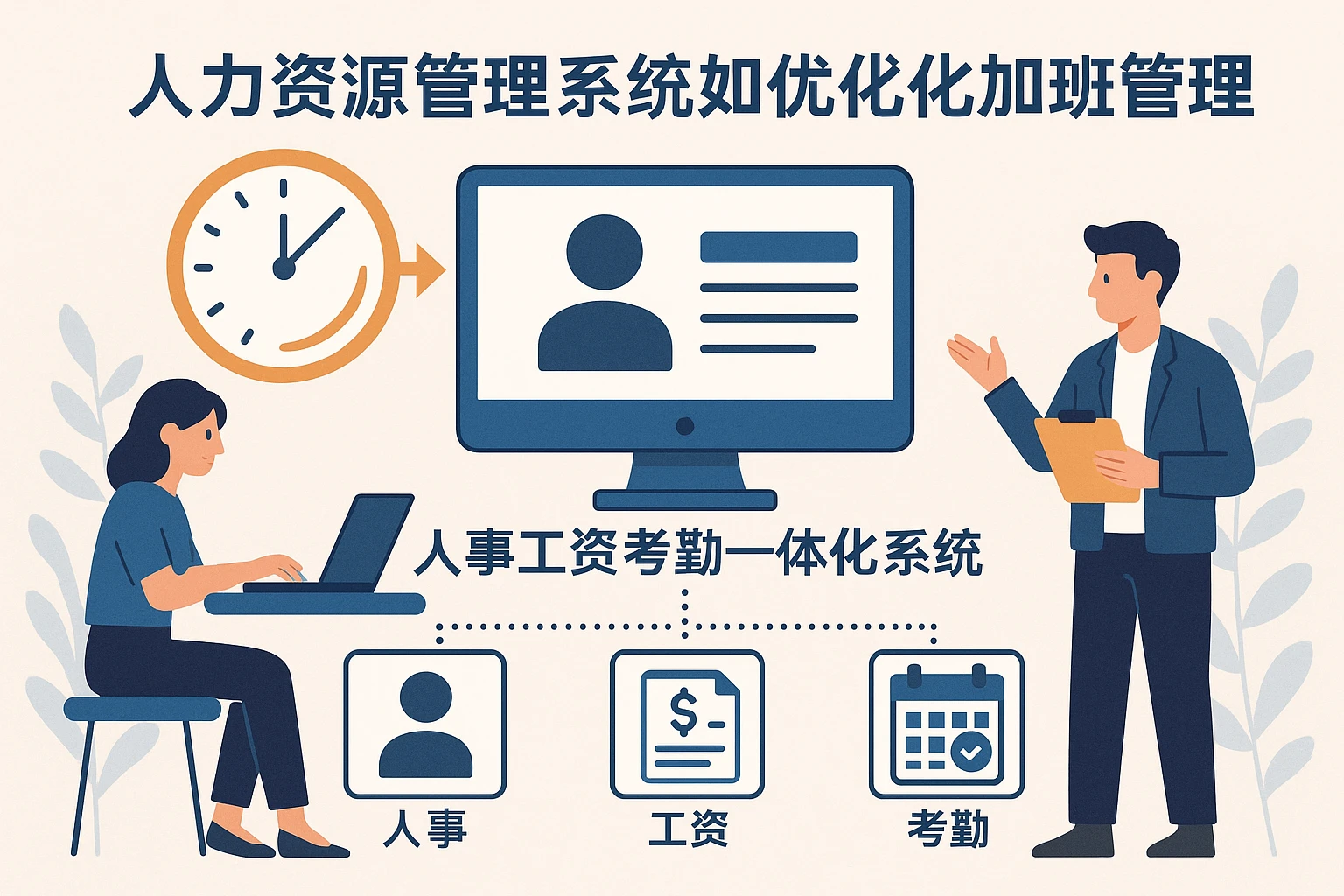 人力资源管理系统如何优化加班管理：人事工资考勤一体化系统助力企业公平高效运营
