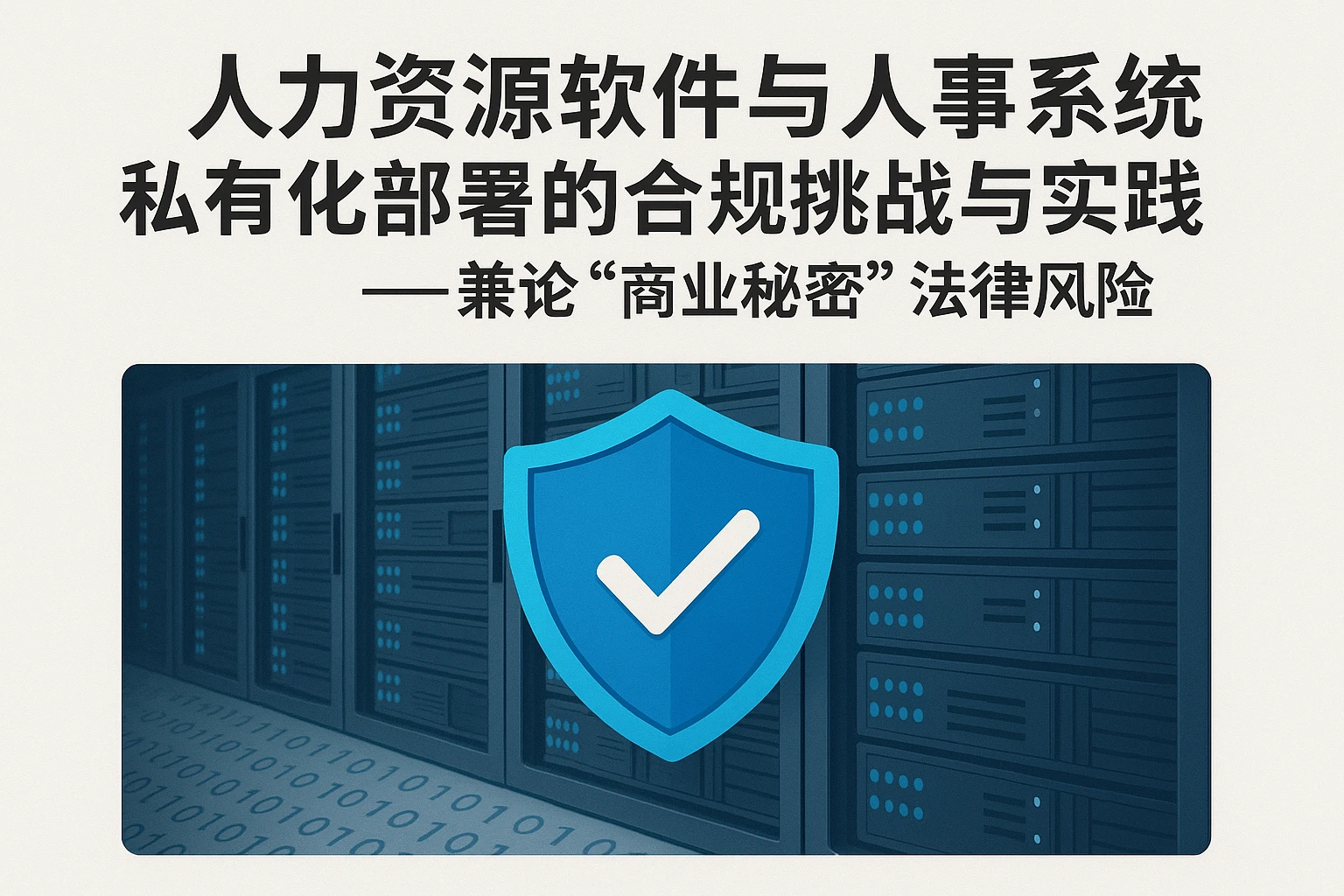 人力资源软件与人事系统私有化部署的合规挑战与实践——兼论“商业秘密”法律风险