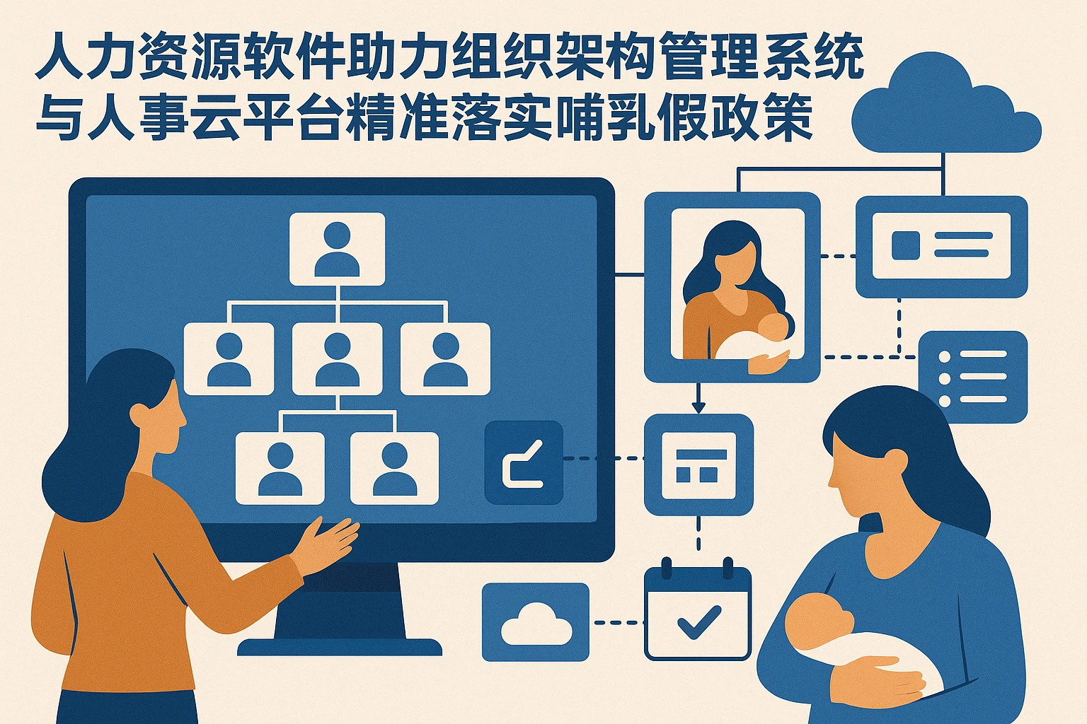 人力资源软件助力组织架构管理系统与人事云平台精准落实哺乳假政策