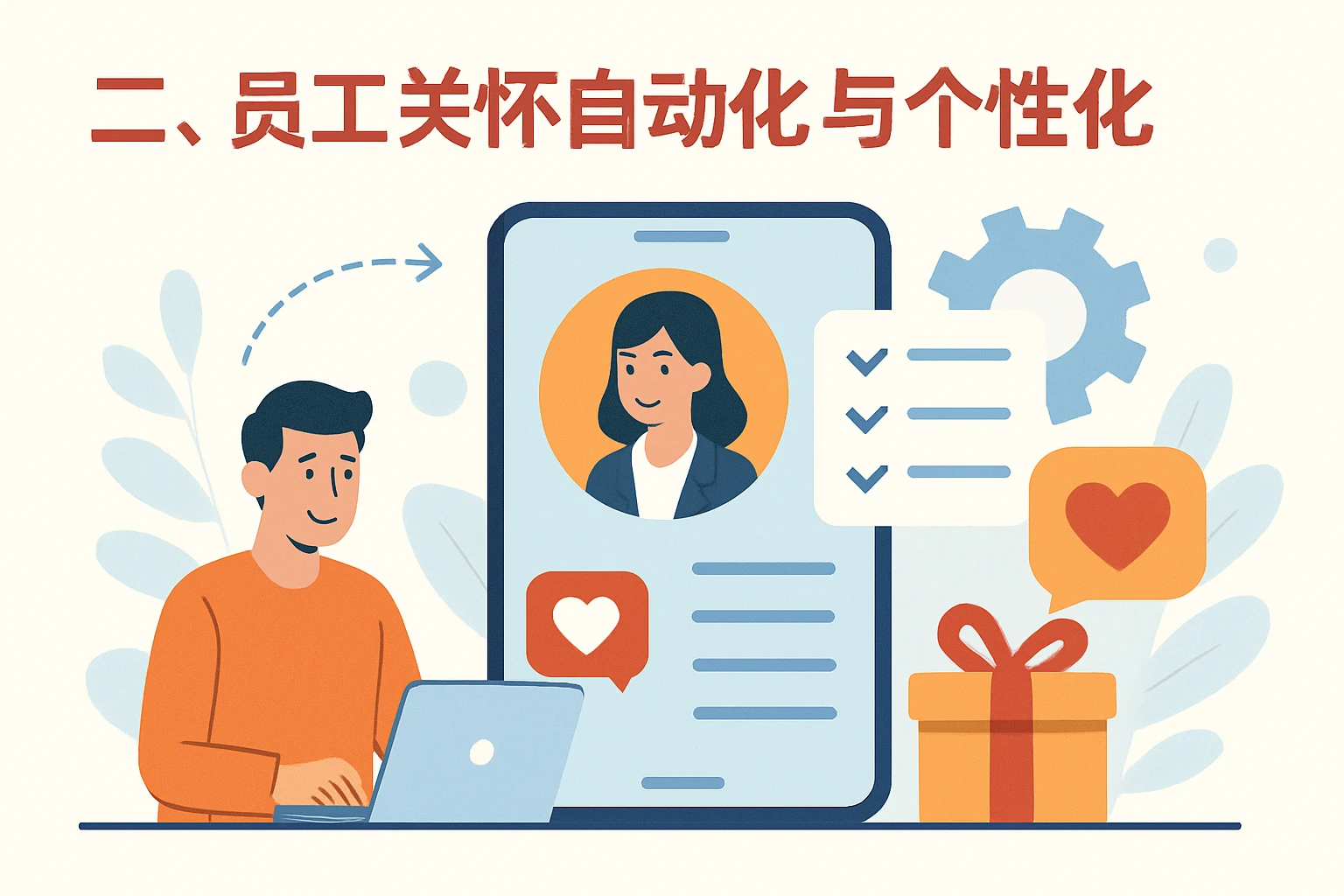 二、员工关怀自动化与个性化