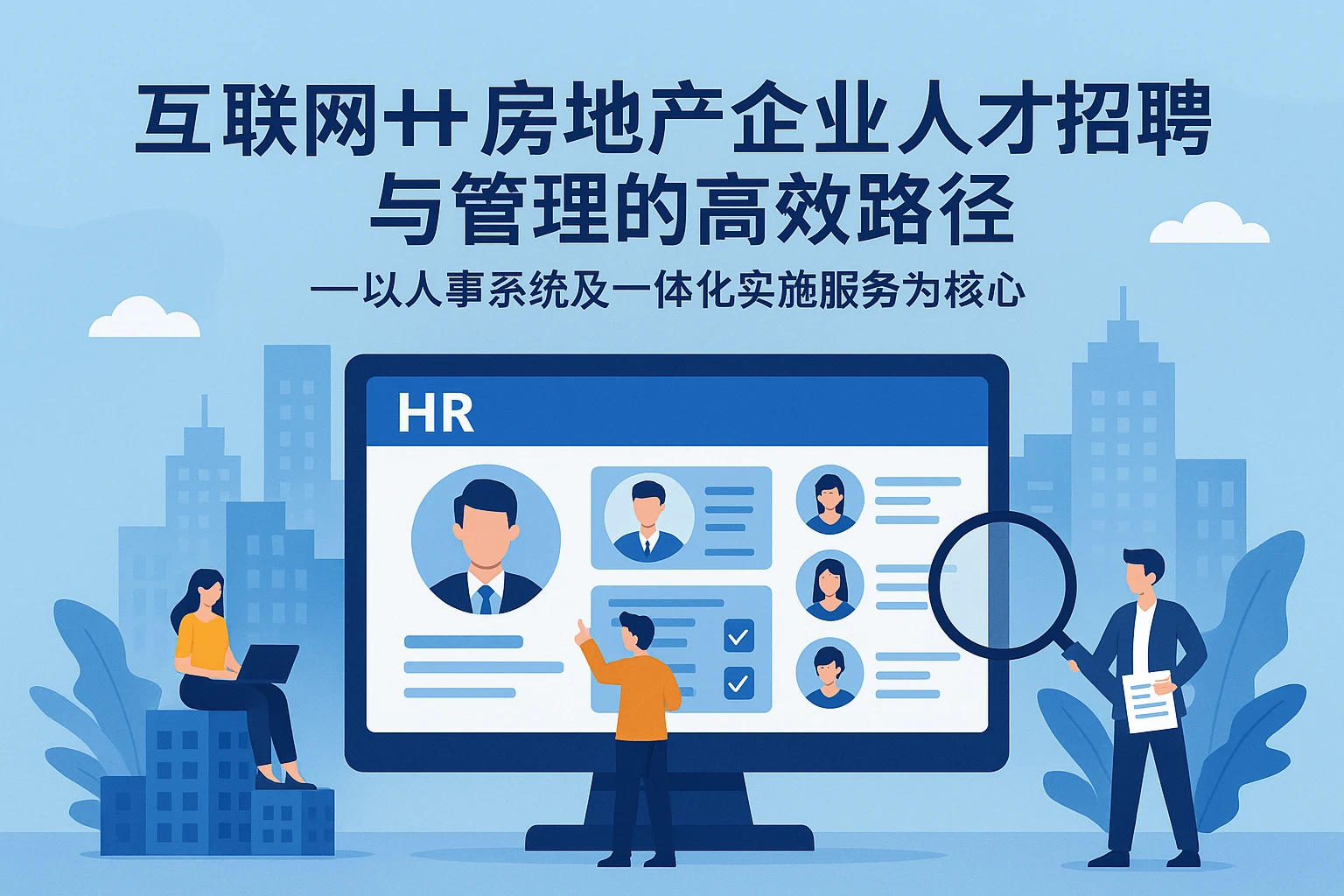 互联网+房地产企业人才招聘与管理的高效路径——以人事系统及一体化实施服务为核心