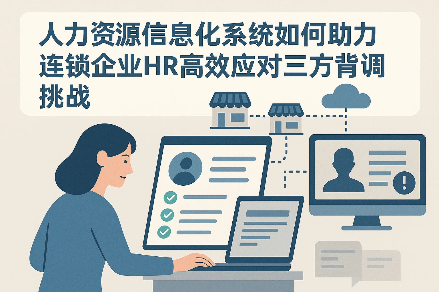 人力资源信息化系统如何助力连锁企业HR高效应对三方背调挑战