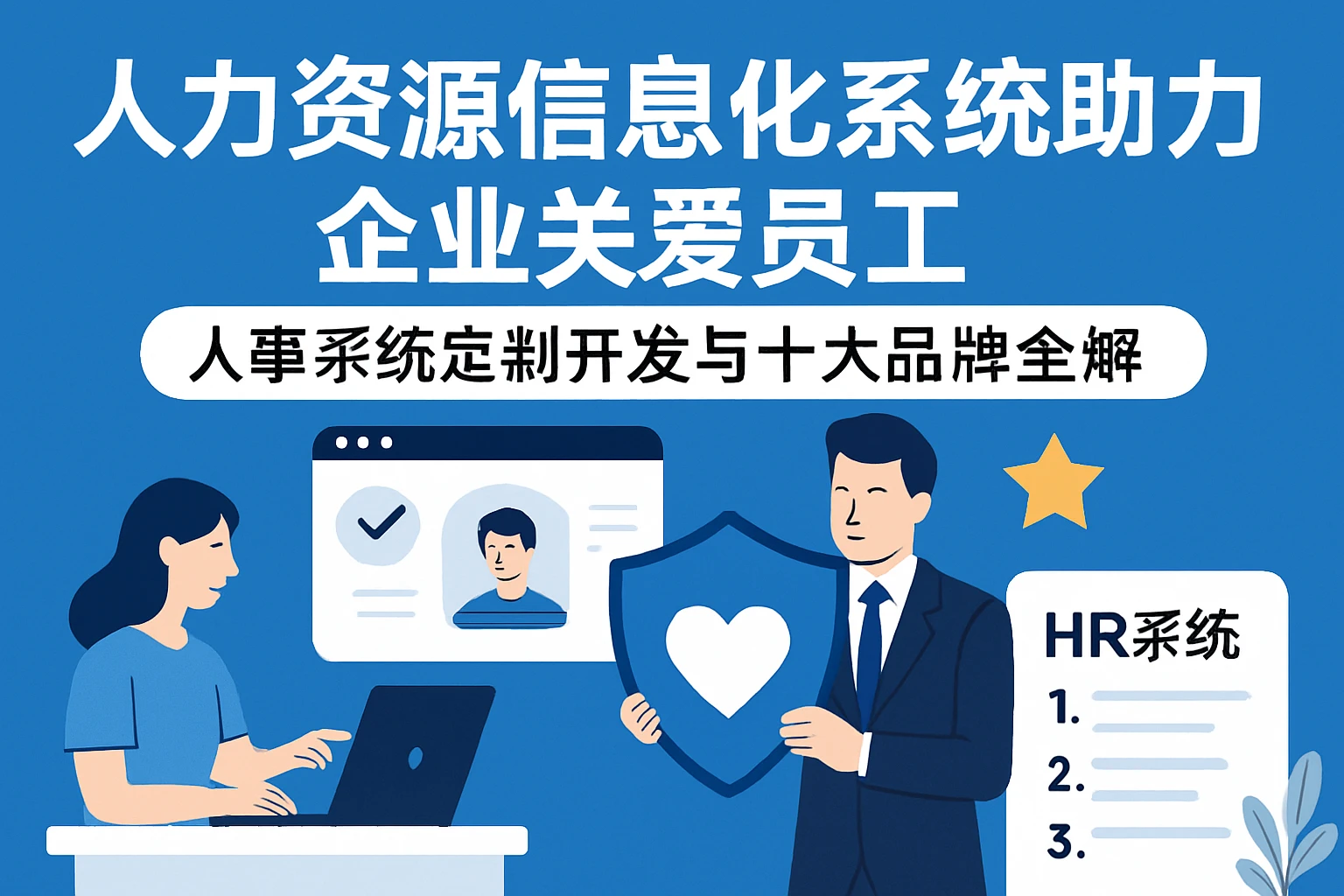 人力资源信息化系统助力企业关爱员工——人事系统定制开发与十大品牌全解