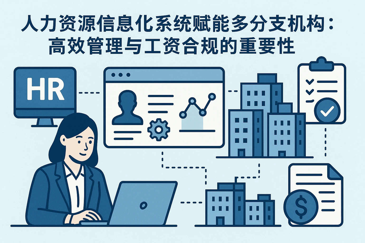 人力资源信息化系统赋能多分支机构：高效管理与工资合规的重要性