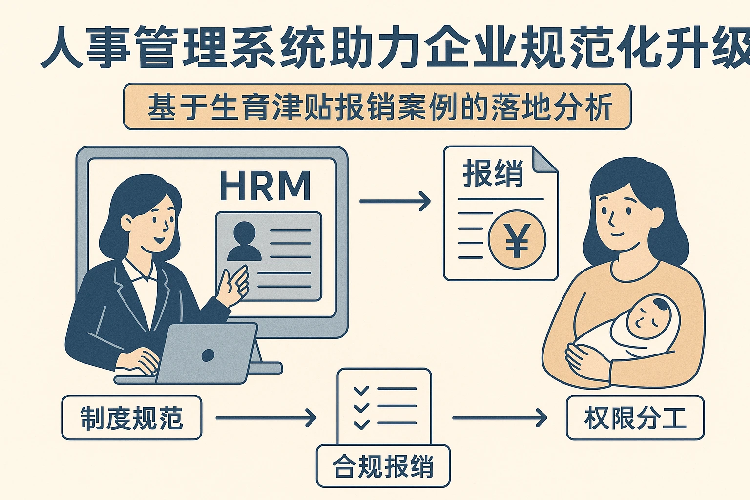 人事管理系统助力企业规范化升级：基于生育津贴报销案例的落地分析