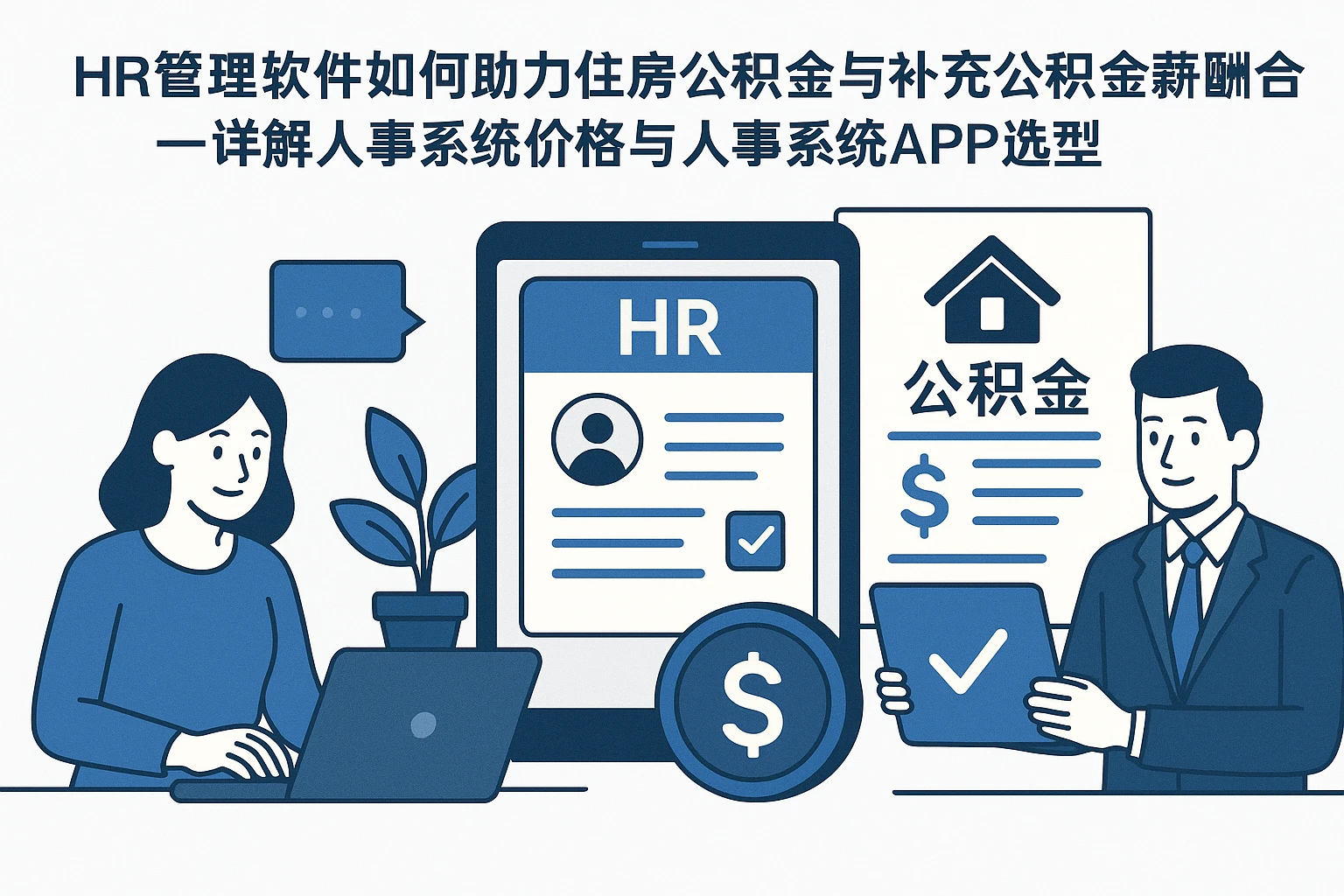 HR管理软件如何助力住房公积金与补充公积金薪酬合规——详解人事系统价格与人事系统APP选型
